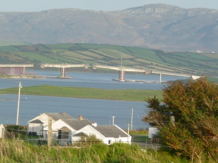 Bridge under construction between Fanad and Downings