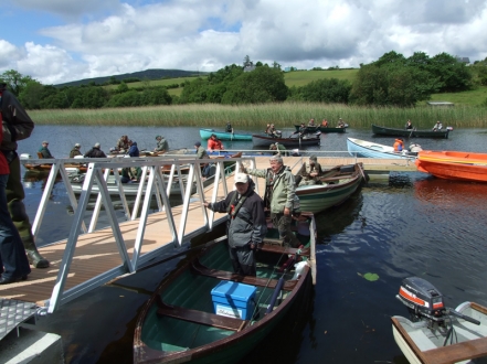 Heading out for a days fishing on Gartan Lake